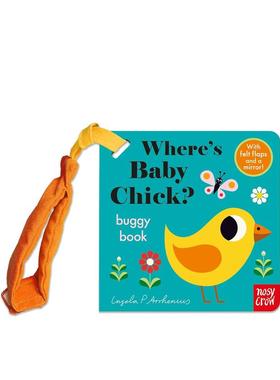 【预售】【毛毡翻翻书】小鸡宝宝去哪了？ 【Felt Flaps】预售ere's Baby Chick? (Buggy Book) 英文进口原版儿童趣味