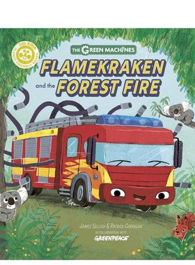 【现货】火焰海怪与森林大火 Flamekraken and the Forest Fire英文进口原版儿童绘本图书James Sellick; Patrick Corrigan