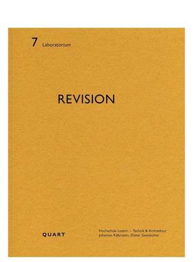 【预售】修正 Revision英文进口原版建筑设计图书Lucerne University of Applied Sciences and Arts外文正版