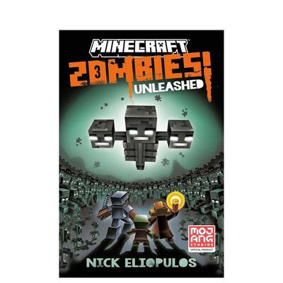 【预售】我的世界：僵尸来袭！ Minecraft: Zombies Unleashed! 英文进口原版儿童故事图书Nick  Eliopulos