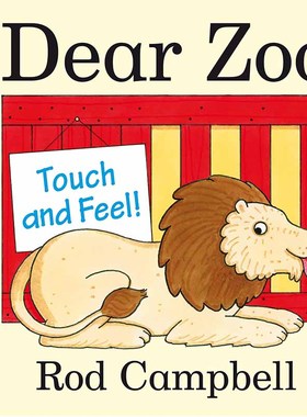 【现货】【Dear Zoo】Touch and Feel Book，【亲爱的动物园】触摸书：英文原版图书籍进口正版 Rod Campbell 儿童趣味