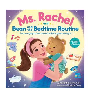 ：营造宁静温馨 Rachel 预售 睡前仪式 Routine 儿童绘本图 Bedtime 夜晚 瑞秋老师与豆豆 Bean and Ms. 英文进口原版 the