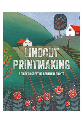 【预售】麻胶版画制作技法：打造精美印艺完全指南 Linocut Printmaking 英文进口原版艺术画册画集正版图书 Gareth Barnes 3dtot