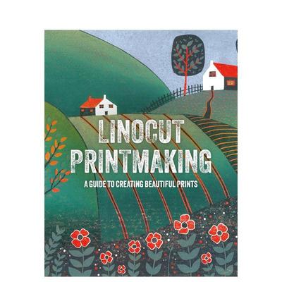 【预售】麻胶版画制作技法：打造精美印艺完全指南 Linocut Printmaking 英文进口原版艺术画册画集正版图书 Gareth Barnes 3dtot