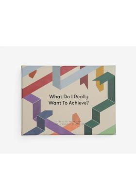 【预售】我真正想要实现什么？：一款帮助你聚焦人生目标和优先事项的工具卡 What Do I Really Want To Achieve? 进口原版卡牌文