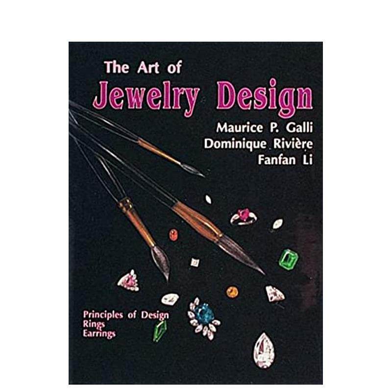 【预售】珠宝设计艺术:设计的原则,戒指和耳环 ART OF JEWELRY DESIGN : Principles of Design英文进口原版珠宝首饰图书Mauric