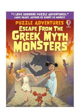 【预售】【解谜冒险】神话怪物之谜The Myth Monsters【Puzzle Adventures】英文进口原版儿童桥梁书 益智互动 全彩桥梁读物Russe