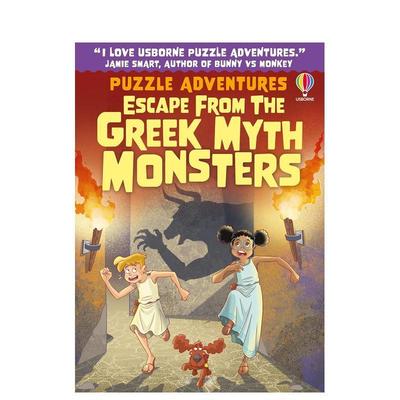 【预售】【解谜冒险】神话怪物之谜The Myth Monsters【Puzzle Adventures】英文进口原版儿童桥梁书 益智互动 全彩桥梁读物Russe