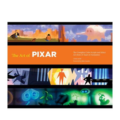 【预售】The Art of Pixar: The Complete Color Scripts and Select Art from 25 Years of Animation皮克斯艺术 英文进口插画原