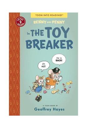 【预售】玩具破坏者中的本尼和佩妮（TOON 2级）Benny and Penny in the Toy Breaker（TOON Level 2）英文进口原版儿童漫画图书3