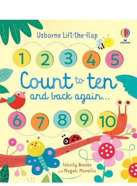 【现货】数到10然后再倒数Count to Ten and Back Again英文进口原版儿童图书3-6岁艺术启蒙Felicity Brooks