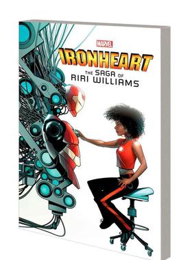 【预售】钢铁之心：莉莉·威廉姆斯的传奇 IRONHEART: THE SAGA OF RIRI WILLIAMS  英文漫画 外文进口原版图书籍Marvel