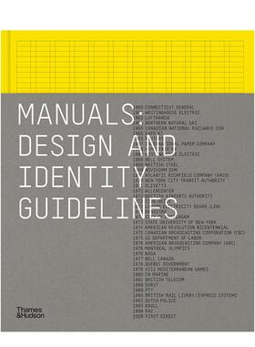 【现货】手册：企业形象设计指南 Manuals : Design and Identity Guidelines CI设计英文进口原版设计图书Massimo Vignelli