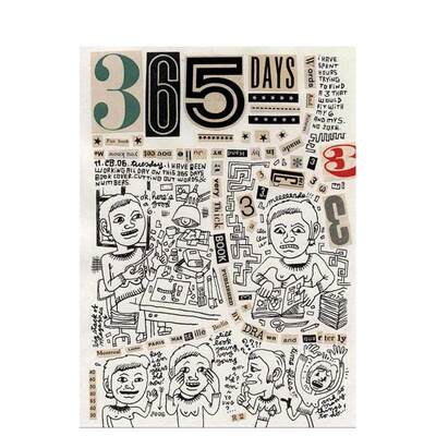 【预售】365天：朱莉·杜塞的日记 365 Days: A Diary by Julie Doucet 英文进口原版漫画书