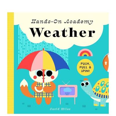 【现货】动手实践学院：天气 STEAMHands-On Academy Weather英文进口原版儿童绘本图书David Miles百科