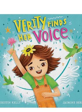 【预售】维瑞蒂勇敢发声 Verity Finds Her Voice英文进口原版儿童绘本图书Little Pink Dog Books自我认知/情绪管理