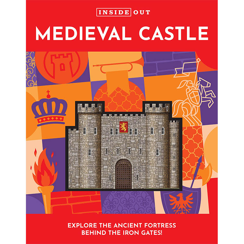 【现货】【Inside Out】Medieval Castle，【里里外外】Justine Ciovacco 儿童绘本-知识百科 Chartwell Books 书籍/杂志/报纸 儿童读物原版书 原图主图