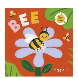 蜜蜂Little 动物生态环保 Publishing 儿童绘本图书 预售 小小生命周期 Cycles Life Templar Bee 6岁 英文进口原版