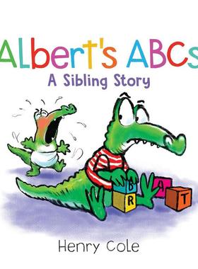 【预售】艾伯特的ABC Albert's Abcs 进口原版英文儿童趣味图书3岁-6岁COLE  HENRY外文正版