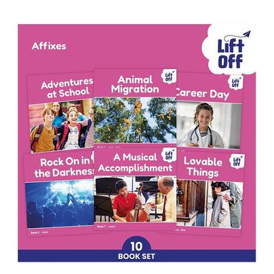 【预售】【自然拼读小飞侠】词缀全解（10册）7-11岁 Phonic Books 英文进口原版儿童自然拼读英语启蒙图书Phonic Books