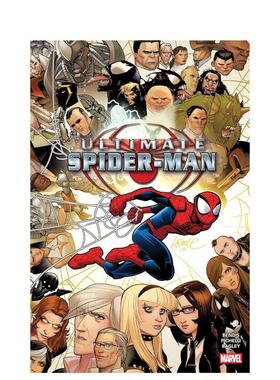 【预售】蜘蛛侠精选集卷5 Ultimate Spider-Man Omnibus Vol. 5 David Lafuente Cover英文漫画进口原版图书籍外文Funa  Keisuke