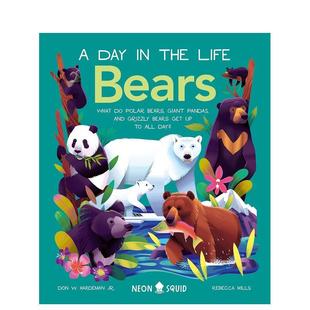 一天 Jr.百科 Hardeman the 预售 动物 Life 熊 儿童绘本图书Don Day Bears英文进口原版