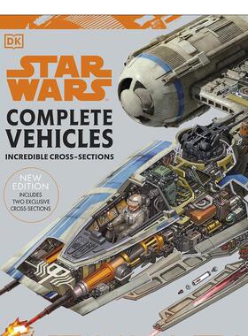 【预售】Star Wars Complete Vehicles New Edition，星球大战完整车辆 新版 英文原版影视图书籍进口正版 Hidalgo