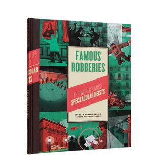 【现货】举世闻名的盗窃案Famous Robberies英文进口原版儿童绘本图书6-9岁Romero人物传记