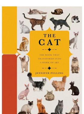 【现货】【翰德原版】【Paperscapes】The Cat，纸上风采:猫:礼物书 英文原版图书籍进口正版Jennifer Pulling