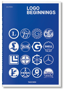 【预售】【TASCHEN】Logo Beginnings 商标起源 字体图案标志设计 英/法/德多语言 Julius Wiedemann 英文原版正版 Jens Muller