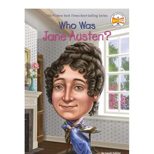 WAS JANE AUSTEN?英文进口原版 6岁FABINY 简·奥斯汀是谁?WHO 章节书儿童图书籍3 SARAH 现货