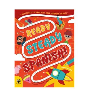 Your 英文进口原版 Ready Activities Spanish 西语预备起：快乐练习西班牙语技能 Steady Skills Practise 现货