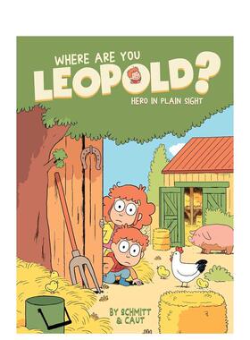 【预售】你在哪 利奥波德？卷2：隐身英雄 Where Are You  Leopold? Vol.2: Hero in Plain Sight 英文进口原版儿童漫画图书Miche