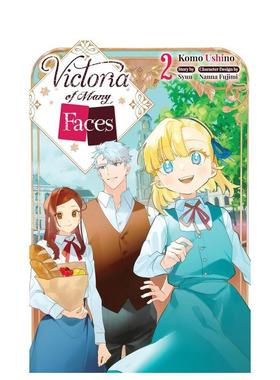 【预售】奇招百出的维多利亚 卷2 Victoria of Many Faces， Vol. 2 (manga) 英文进口原版漫画外文图书Syuu Komo Ushino Andria