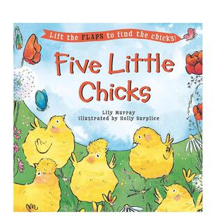 【预售】五只小鸡Five Little Chicks 英文进口原版儿童绘本图书 3-6岁 Candlewick Press 动物生态环保