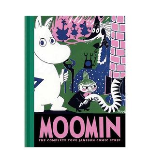 2Moomin Book 儿童漫画图书Tove 预售 Jansson 英文进口原版 姆明漫画全集 姆明黑白漫画 Two