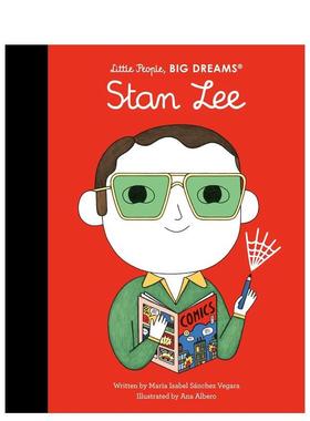 【现货】【小人物,大梦想】史丹·李【Little People, Big Dreams】Stan Lee英文进口原版儿童绘本图书3-6岁Maria Isabel Sanchez