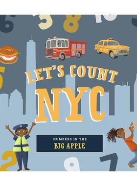 【预售】数一数：纽约Let'S Count New York City英文进口原版儿童图书6-9岁启蒙Oberman  Adina