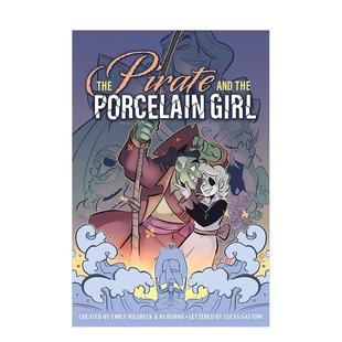 and the 6岁RIESBECK 现货 EMILY 儿童漫画图书3 海盗和瓷器女孩Pirate Girl英文进口原版 Porcelain