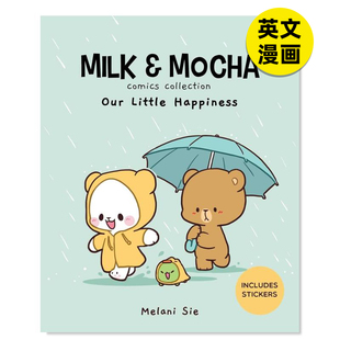 Collection 现货 Mocha Our 原版 Milk Happiness 小熊Milk&Mocha漫画集：小幸福 英文漫画 Little Comics