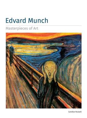 【现货】【Masterpieces of Art】Edvard Munch爱德华蒙克 呐喊 英文原版艺术图书Candice Russell