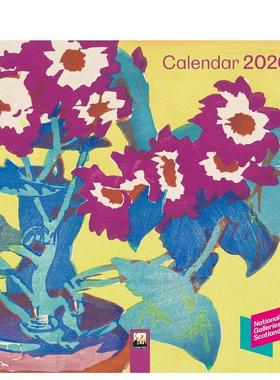 【预售】苏格兰国家美术馆 2026年迷你挂历（艺术日历） National Galleries Scotland Mini Wall Calendar  英文进口原版日历 文