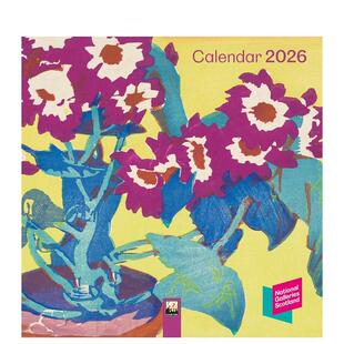 【预售】苏格兰国家美术馆 2026年迷你挂历(艺术日历) National Galleries Scotland Mini Wall Calendar 英文进口原版日历 文