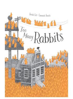 【预售】许许多多的兔子Too Many Rabbits英文进口原版儿童绘本图书3-6岁Davide Calì  Emanuele Benetti节日庆典