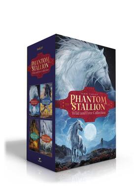 【预售】幻影骏马 1-4合集Phantom Stallion Wild and Free Collection (Boxed Set)英文进口原版儿童图书青少年读物Terri Farley