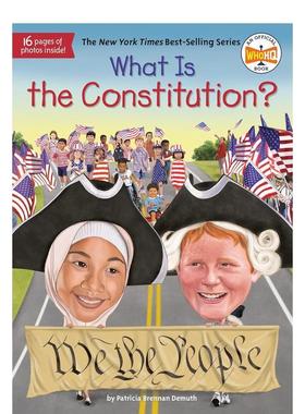 【预售】什么是宪法?WHAT IS THE CONSTITUTION?英文进口原版章节书儿童图书籍3-6岁DEMUTH  PATRICIA BRENNAN