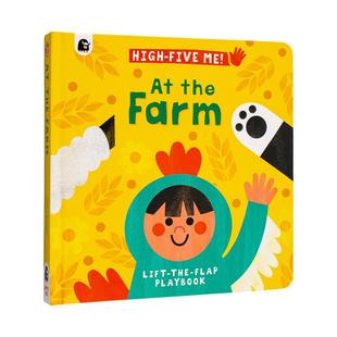 the Five 现货 互动翻翻书At Hitchman; Aufranc 6岁Jess Farm 农场 英文进口原版 High Carole 儿童趣味图书3