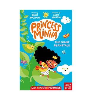 巨大 Saha Applebaum Giant 预售 米娜公主 Beanstalk英文进口原版 Princess 豆茎 9岁Kirsty Minna 章节书儿童图书籍6 The