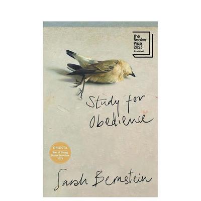 【预售】【2023布克奖短名单】服从性研究 Study for Obedience 英文进口原版文学小说BERNSTEIN SARAH 外文图书籍