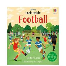 【现货】【翻翻书】足球Football【Look Inside】英文进口原版儿童趣味图书6-9岁Rob Lloyd Jones  Sean Longcroft